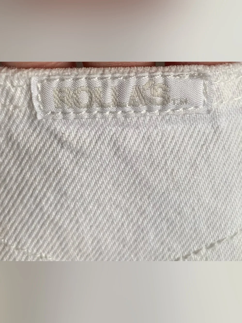 Rolla's Dusters Short Vintage White Worn Size 26